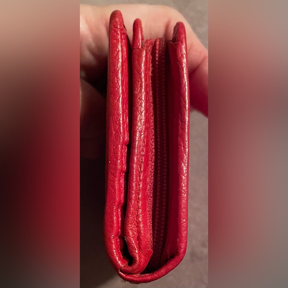 Timberland Bold Red Leather Wallet - Picture 5 of 11
